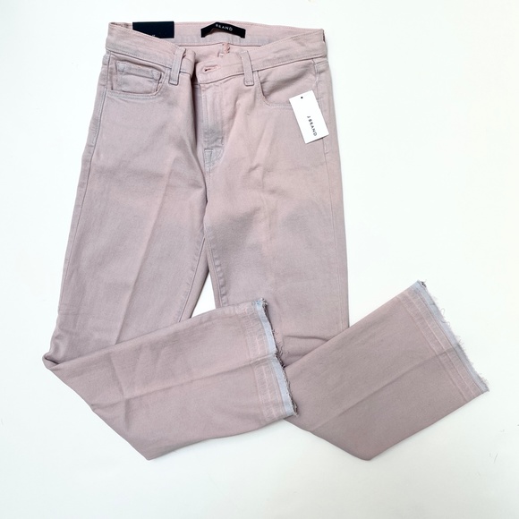 <J Brand> Pink Cropped Selena Jeans - Picture 7 of 15